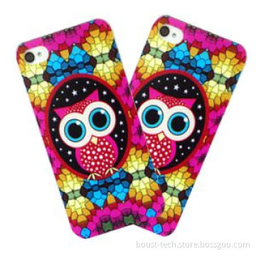 Boust Fashion Colorful Owl Hard Back Skin Cover Shell Case Protector for iPhone 5 5g Bst-Absz (BST-ABSZ)